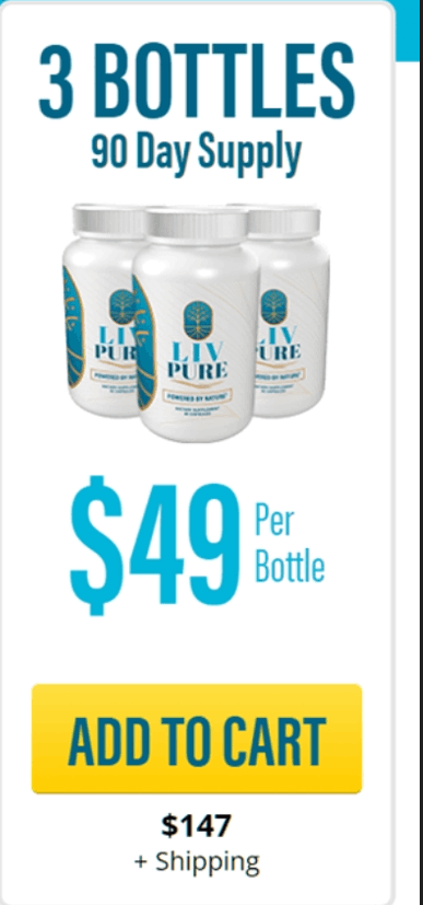 Liv Pure 3 bottle